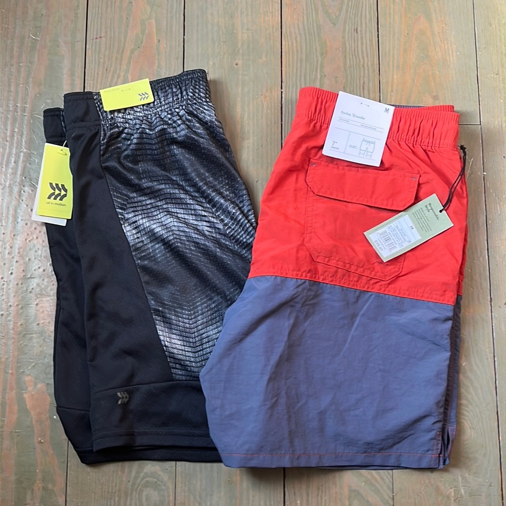 Men’s Lot of Swim/ Basketball Shorts (2pair) Size M